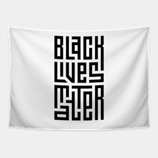 Black Lives Matter Modern Block Design T-shirt Tapestry