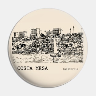 Costa Mesa California Pin