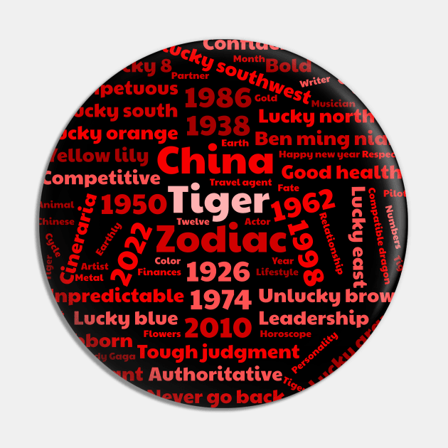 Year of the tiger 2022 Pin by All About Nerds