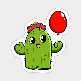 Cactus Balloon Magnet