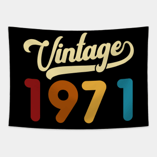 1971 Vintage Gift 49th Birthday Retro Style Tapestry