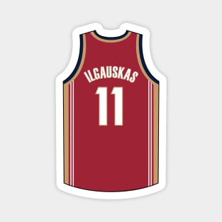 Zydrunas Ilgauskas Cleveland Jersey Qiangy Magnet