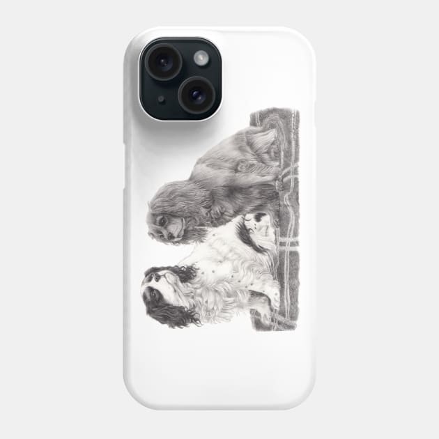 Cavalier king charles spaniel Phone Case by doggyshop