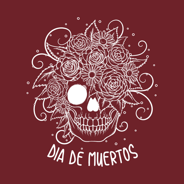 Sugar Skull - Day of the dead - Dia de muertos by verde