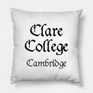 Cambridge Clare College Medieval University Pillow