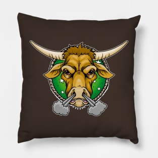 Angry Bull Pillow