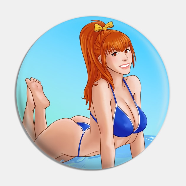 Kasumi Beach Vacation Pin by JT