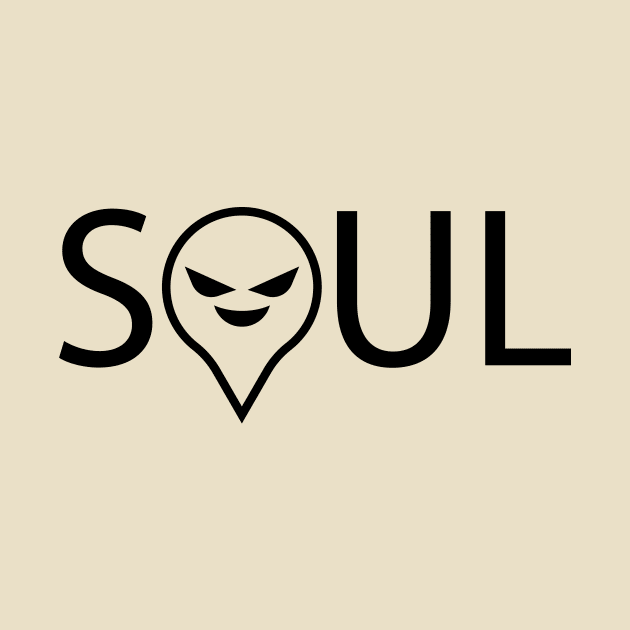 Soul being a soul typography design by DinaShalash