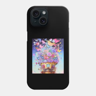 Flowers Butterflies Stars And Colors Phone Case