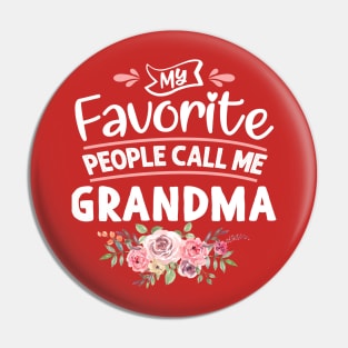 My favorite people call me Grandma Pin