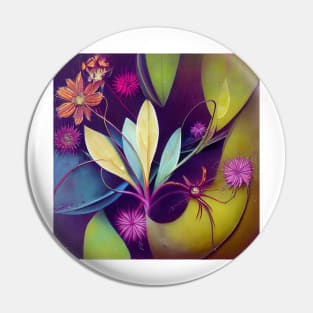 STYLE FLORAL OIL PAINT #1 Pin