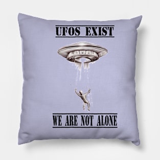 UFOs exist We are not Alone Pillow