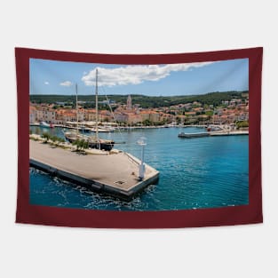 Supetar Harbour, Brac Island, Croatia Tapestry