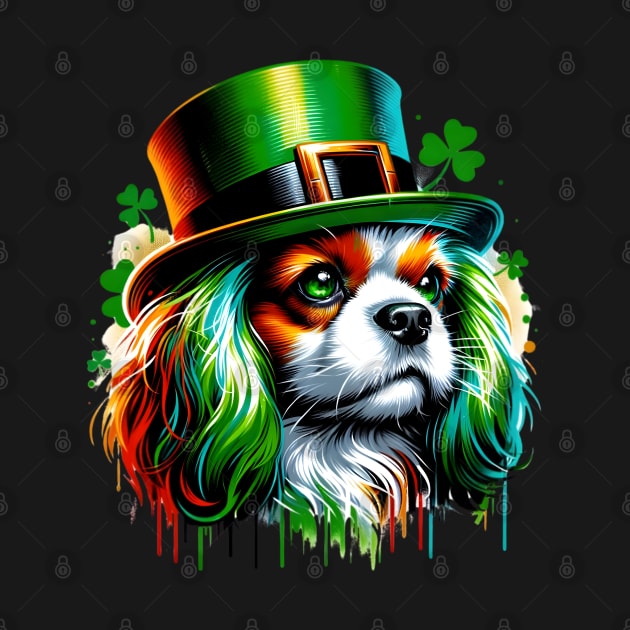 English Toy Spaniel Revels in Saint Patrick's Day by ArtRUs