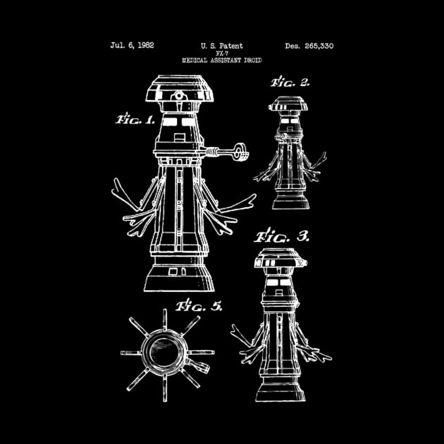 Medical Assistant Droid (white) by Big Term Designs