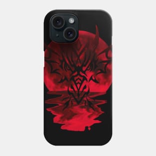 red moon dragon 2 Phone Case