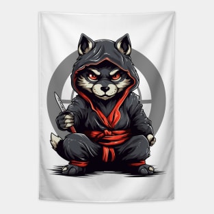 Wolf Ninja Master Tapestry
