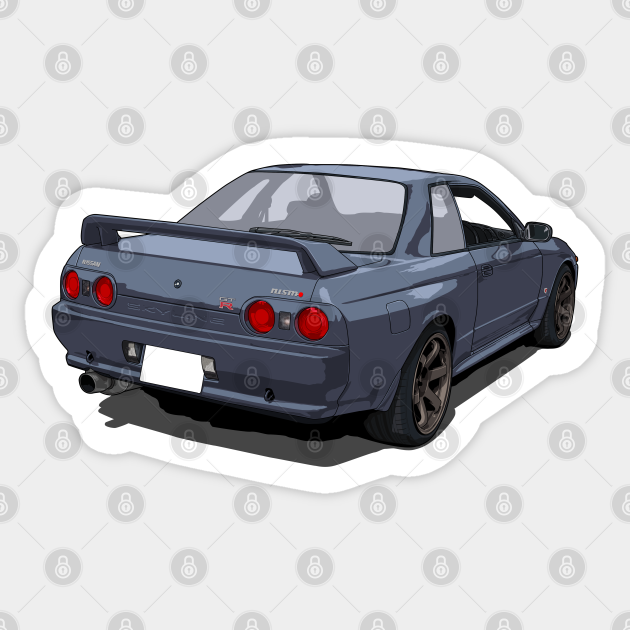 Nissan Skyline Gtr R32 Nissan Sticker Teepublic Uk