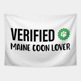 Verified Kitten Lover | Funny Gift Ideas | Maine Coon Cat Tapestry