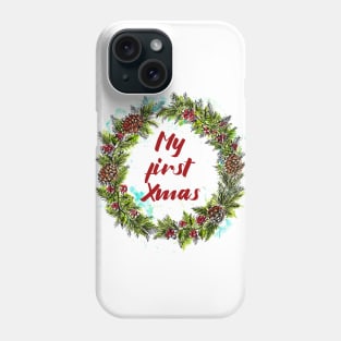 My first Xmas Wreath Phone Case