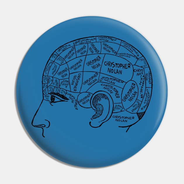 Just a Nolan fan's mind T-Shirt Pin by 4few