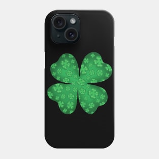 St Patrick's 4 leaf clover Phone Case