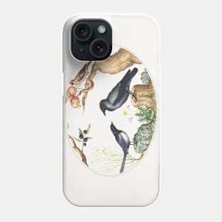 Magpie, Crow, and Goldfinch (1575–1580) Phone Case