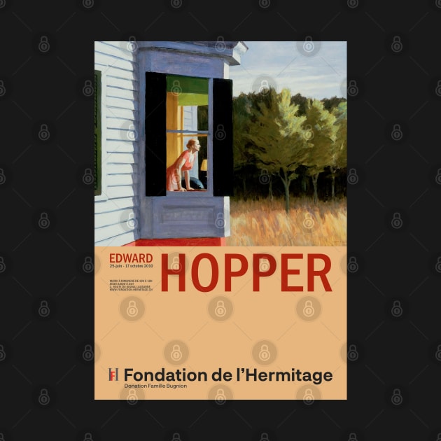 Edward Hopper - Cape Cod Morning - Minimalist Exhibition Art Poster by notalizard