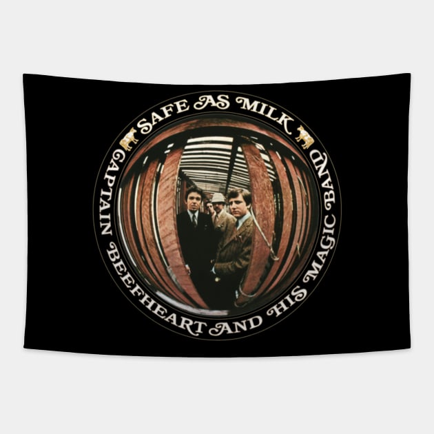 Captain Beefheart Safe As Milk Tapestry by szymkowski