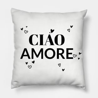 Ciao Amore Heart Hello Love Pillow