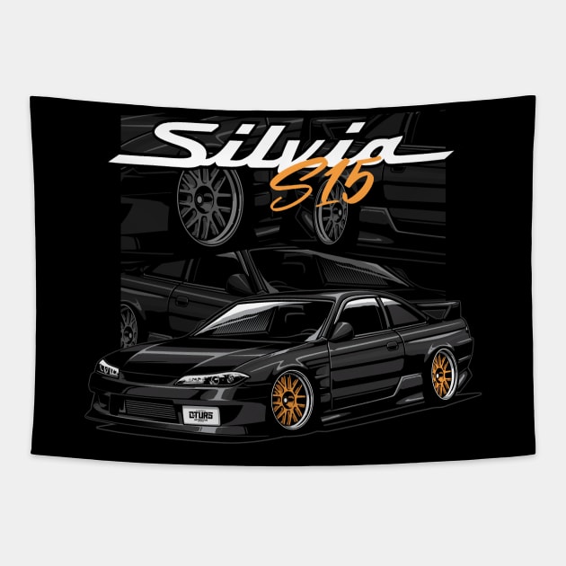 Silvia S15 Tapestry by cturs