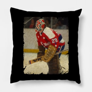 Mike Palmateer, 1982 in Washington Capitals (2 Shutouts) Pillow