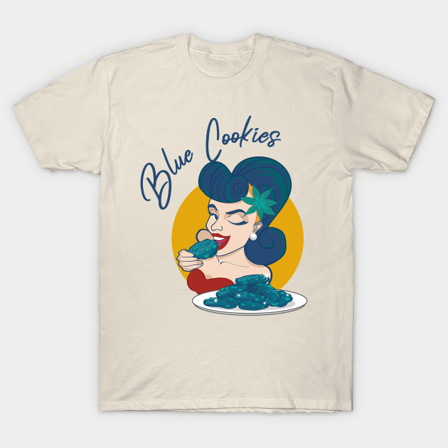 cookies blue shirt