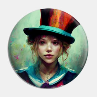 Beautiful girl with a big hat! Pin