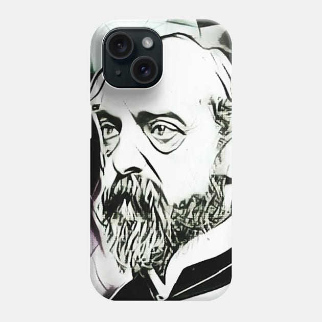 George Meade Black and White Portrait | George Meade Artwork 2 Phone Case by JustLit