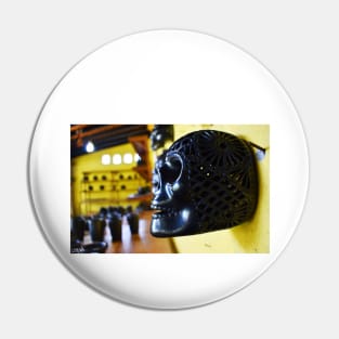 oaxaca and the black skull of mud ecopop photograph Pin