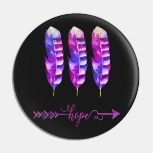 Feather Hope Pin