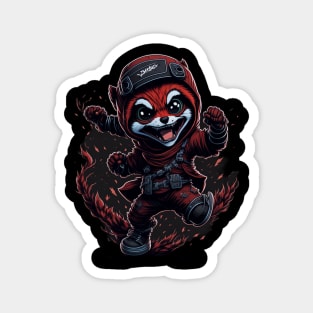 Red Panda Ninja_017 Magnet