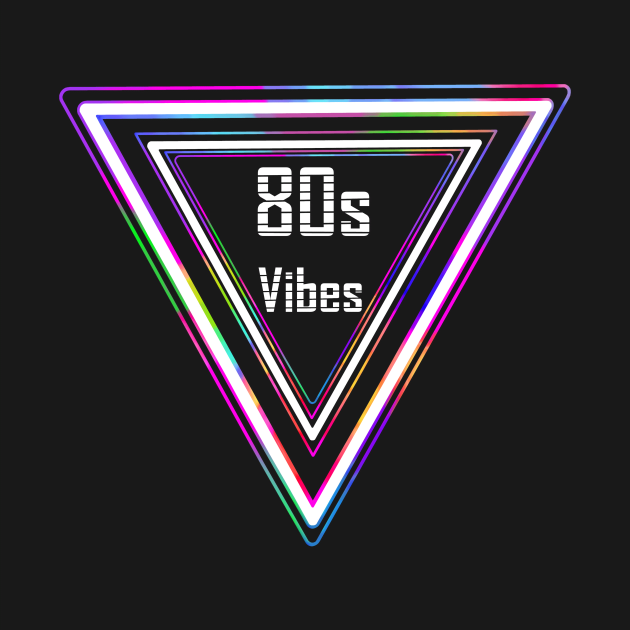 Totally Triangular 80s Vibes by Art by Deborah Camp