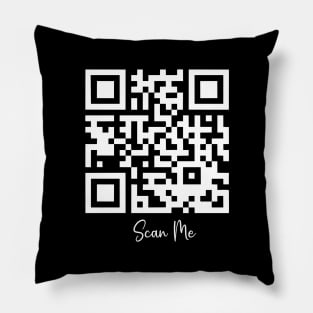 Scan me QR code Pillow