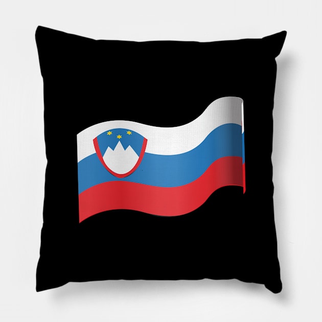 Slovenia Pillow by traditionation