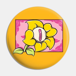 blossom flower x eyes Pin