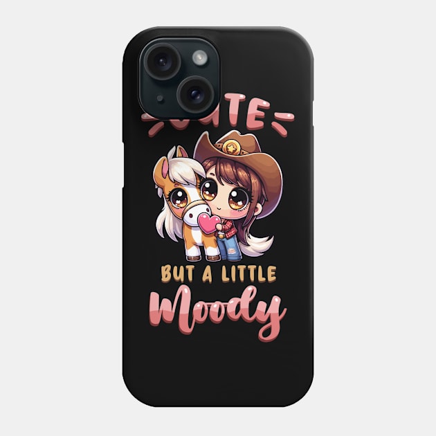 Cute But A Little Moody I Equestrian Pony Horse Fan Phone Case by biNutz