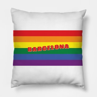 Barcelona Pride: Celebrate Love, Equality and Diversity Pillow