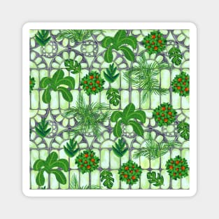 Victorian Greenhouse in Gouache Magnet