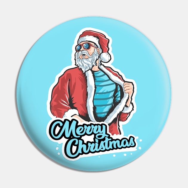 Vintage Santa Claus Retro Design Christmas Beer Funny Gift Idea Pin by ivaostrogonac