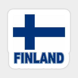 The Pride of Finland - Finnish Flag Design Magnet