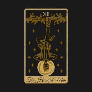 Tarot Card - The Hanged Man - Occult Gothic Halloween T-Shirt