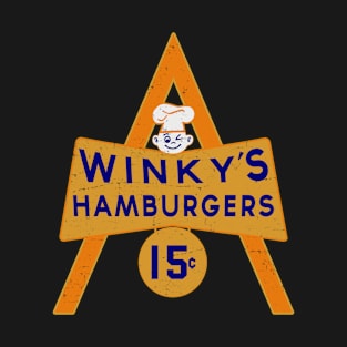 Distressed Winky's Hamburgers T-Shirt