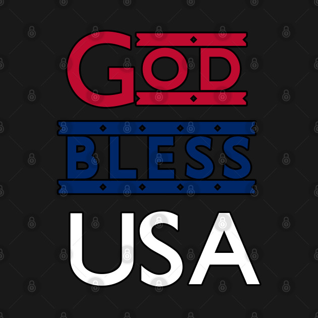 Disover god BLESS usa - God Bless America - T-Shirt